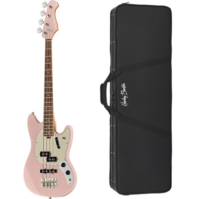 Harley Benton MV-4MSB Shell Pink keturstygė bosinė gitara