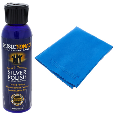 MusicNomad Brass Care Set - Silver pučiamųjų instrumentų valymo priemonė