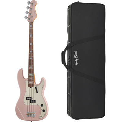 Harley Benton MV-4P Shell Pink komplektas p-bosinė gitara