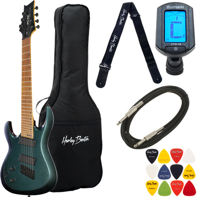 Harley Benton R-457FFB LH Roasted Mul elektrinė 7-stygė gitara  