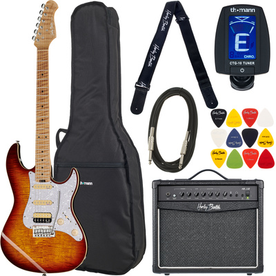 Harley Benton ST-Modern Plus MN HSS F elektrinės gitaros komplektas
