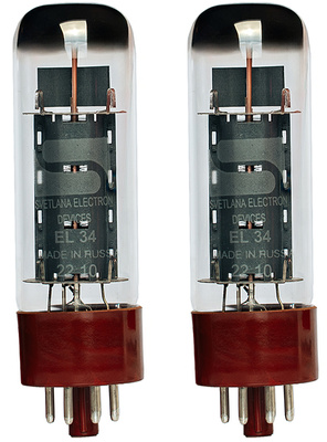 Svetlana EL34 Tube Matched Quartett vakuuminis vamzdelis  