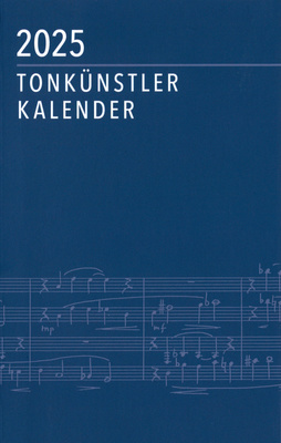 Musikverlag Robert Lienau Tonkünstler-Kalender 2025 kalendorius