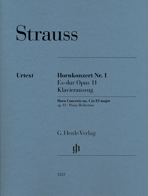 Henle Verlag Strauss Hornkonzert Nr.1 prancūziško rago natų leidinys