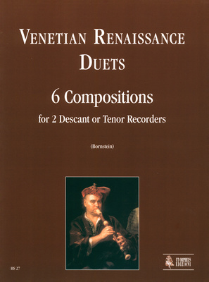 UT Orpheus Edizioni Venetian Renaissance Duets klasikinio blokfliuto literatūra