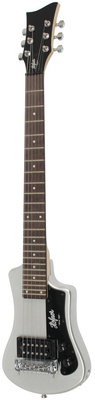Höfner Shorty Metallic Silver kelioninė gitara