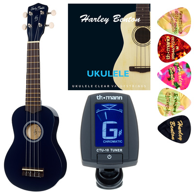 Harley Benton UK-12 sopraninė ukulelė B komplektas