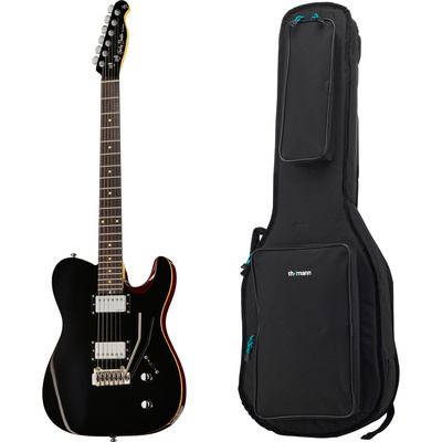 Harley Benton Fusion-T HH EB BK elektrinė gitara rinkinys