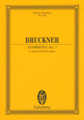 Edition Eulenburg Bruckner Sinfonie Nr. 7 E-Dur