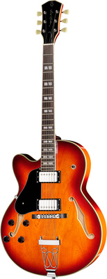 Larry Carlton H7F Tobacco Burst LH kairiarankė elektrinė gitara  
