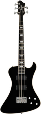 Hagstrom Nekromant 5 Black Gloss bosinė elektrinė gitara