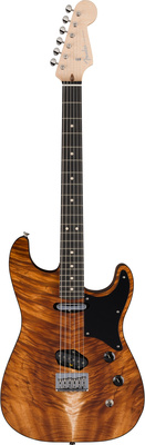 Fender Custom Flame Koa Strat MBKM elektrinė gitara