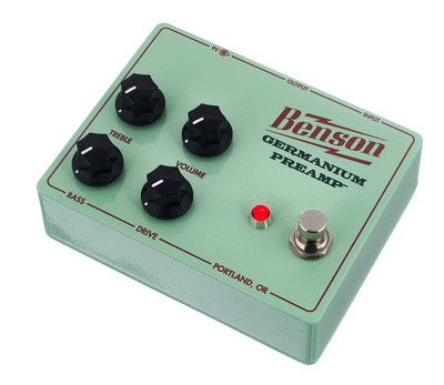 Benson Germanium Preamp distortion pedalų efektas