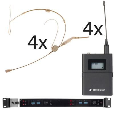Sennheiser EW-DX 4x HSP2 R1-9 Set bezvadu galvas mikrofona sistēma