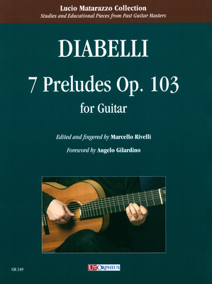 UT Orpheus Edizioni Diabelli 7 Preludes op. 103 klasikinės gitaros literatūra