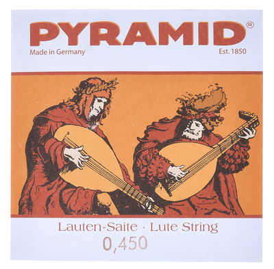 Pyramid Single String g' for Lute 0,45 liutnės styga