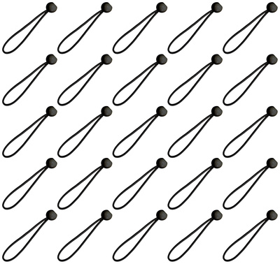Duratruss Ball Bungee black 25 vnt. tvirtinimo rinkinys