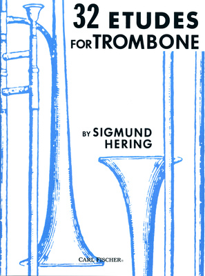 Carl Fischer 32 Etudes For Trombone pažengusiųjų trombono mokymo medžiaga
