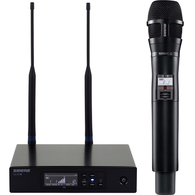 Shure QLXD24/N8C H51 bezvadu mikrofona sistēma ar rokas mikrofonu