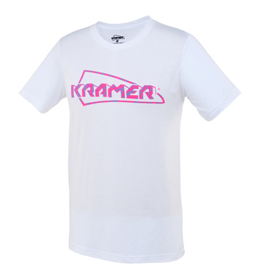 Kramer Guitars Tiger Stripe Tee White M