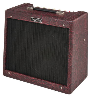Fender Blues Junior IV Red Snakeskin lampu ģitāras kombipastiprinātājs