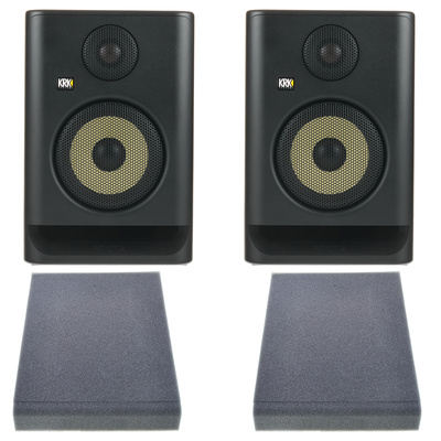 KRK Rokit RP5 G5 ISO Pad Bundle aktīvo tuvā lauka studijas monitoru komplekts