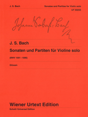 Wiener Urtext Edition Bach Sonaten und Partiten