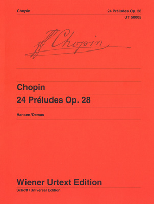 Wiener Urtext Edition Chopin 24 Préludes op. 28