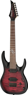Solar Guitars AB2.7Red Burst Thomann LTD 7-stīgu elektriskā ģitāra