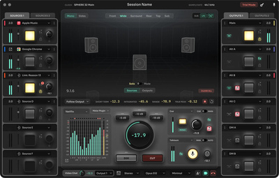 Ginger Audio Sphere Stereo monitora kontroliera spraudnis