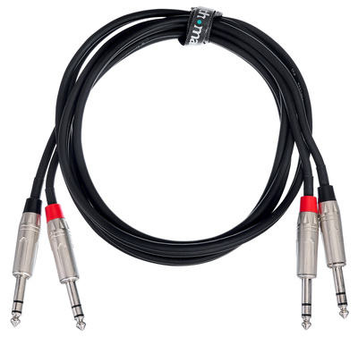 the sssnake Dual 1.8m patch kabelis
