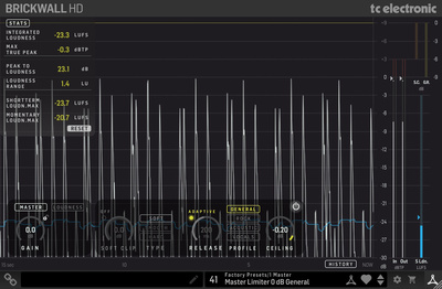 tc electronic Brickwall HD Master Limiter