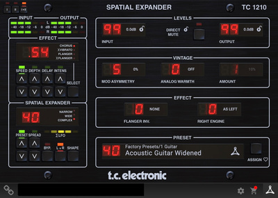 tc electronic TC 1210 Unique Spatial Expande