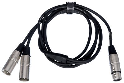 the sssnake Y-Patch FMM 1.8m Y-adaptera kabelis