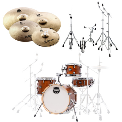 Mapex Mars Maple Bebop WM Bundle akustisko bungu komplekts