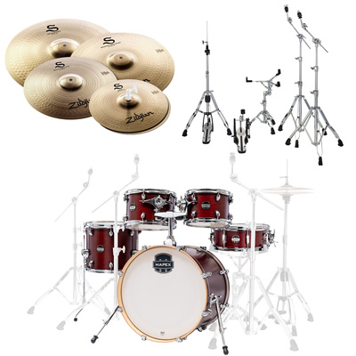 Mapex Mars Maple Fusion WI Bundle akustisko bungu komplekts