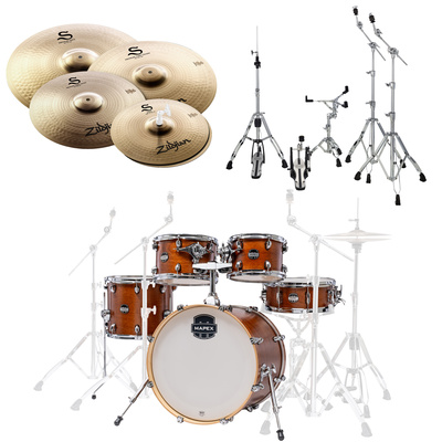 Mapex Mars Maple Fusion WM Bundle akustisko bungu komplekts