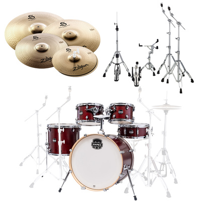 Mapex Mars Maple Stage WI Bundle akustisko bungu komplekts
