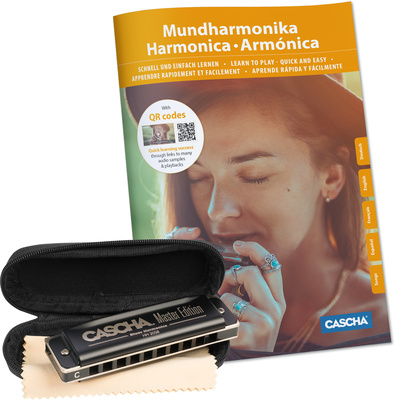 Cascha HH-1630 Blues Master Harp C diatoniskās harmonikas komplekts