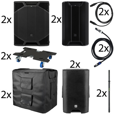 LD Systems ICOA Pro 15A/21A Power Set DJ PA komplekts