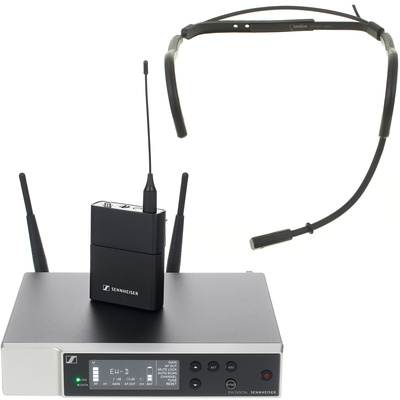 Sennheiser EW-D HT 747 BK S1-7 Bundle bezvadu mikrofona sistēma ar galvas mikrofonu