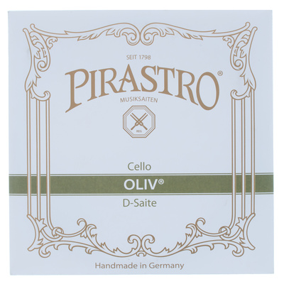 Pirastro Oliv Cello D 27 1/2 String 4/4