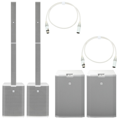 LD Systems Maui 44 G2 WH Power Bundle DJ PA komplekts