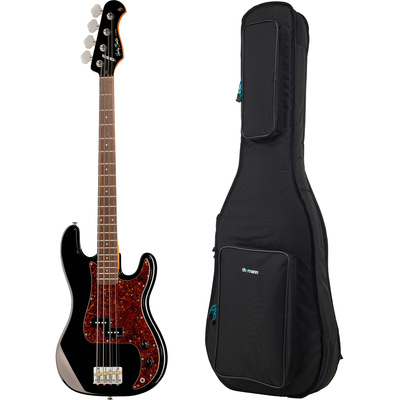 Harley Benton PB-62CC Black w/Bag elektriskais basģitāras komplekts
