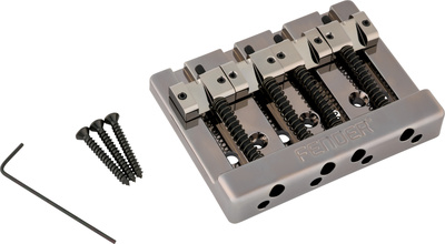 Fender Hi Mass Bridge IV Thru BKCH elektriskā basa tiltiņš