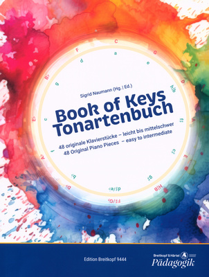 Breitkopf & Härtel Tonartenbuch klavieru notis