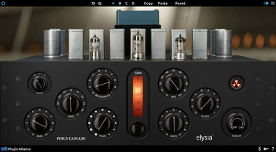 Plugin Alliance elysia Phil's Cascade saturācijas spraudnis