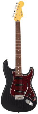 Fender Hybrid II RAW ASH Strat BLK elektriskā ģitāra