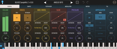 BLEASS SampleWiz 2 virtuālais instruments