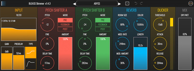 BLEASS Shimmer reverb spraudnis